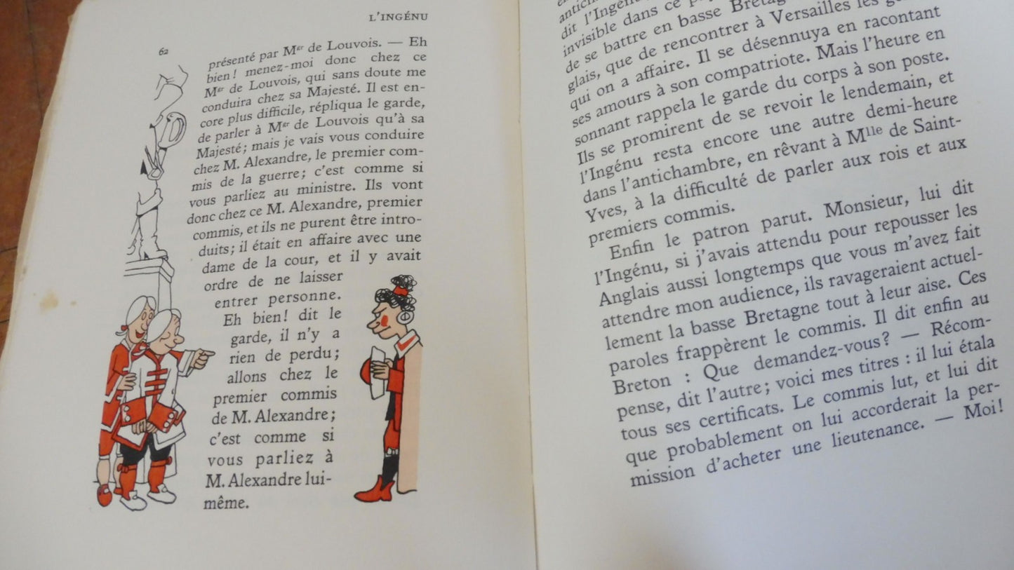 L'Ingénu. Le Taureau blanc (Voltaire) 1930 illus. Pruvost
