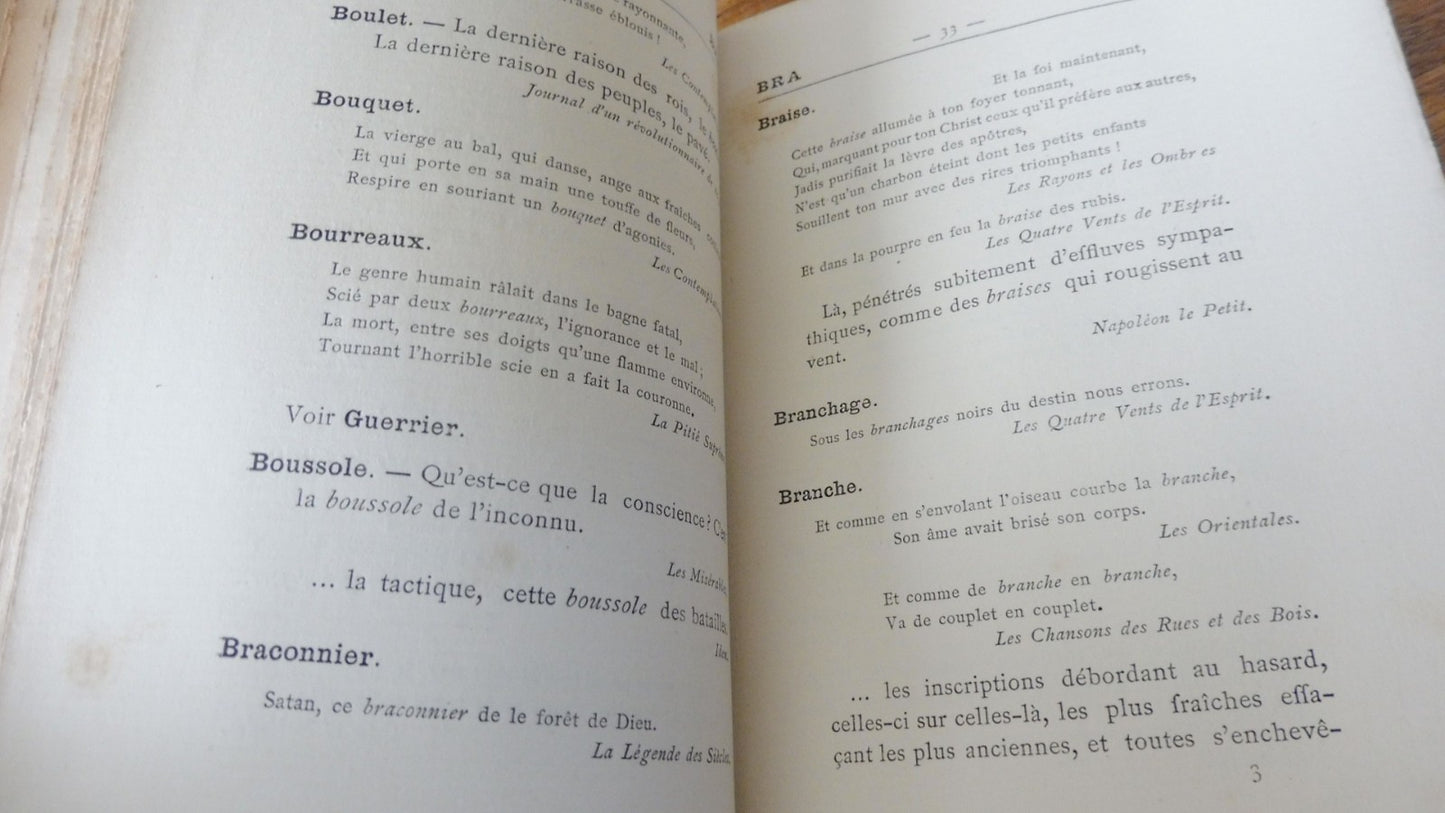 Dictionnaire des métaphores de Victor Hugo (Georges Duval) 1888