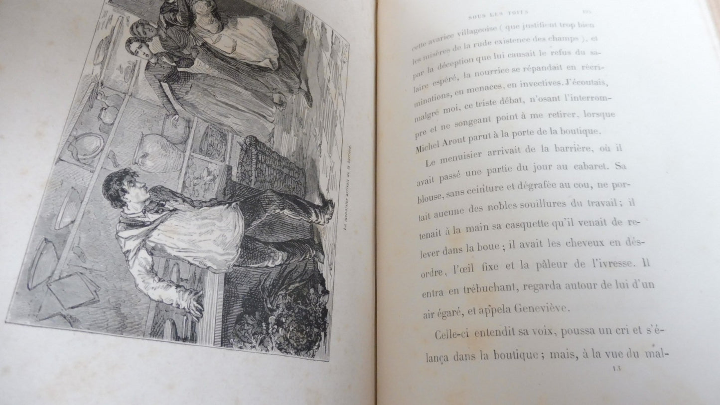 Journal d'un homme heureux. Un philosophe sous les toits (Emile Souvestre) s.d.