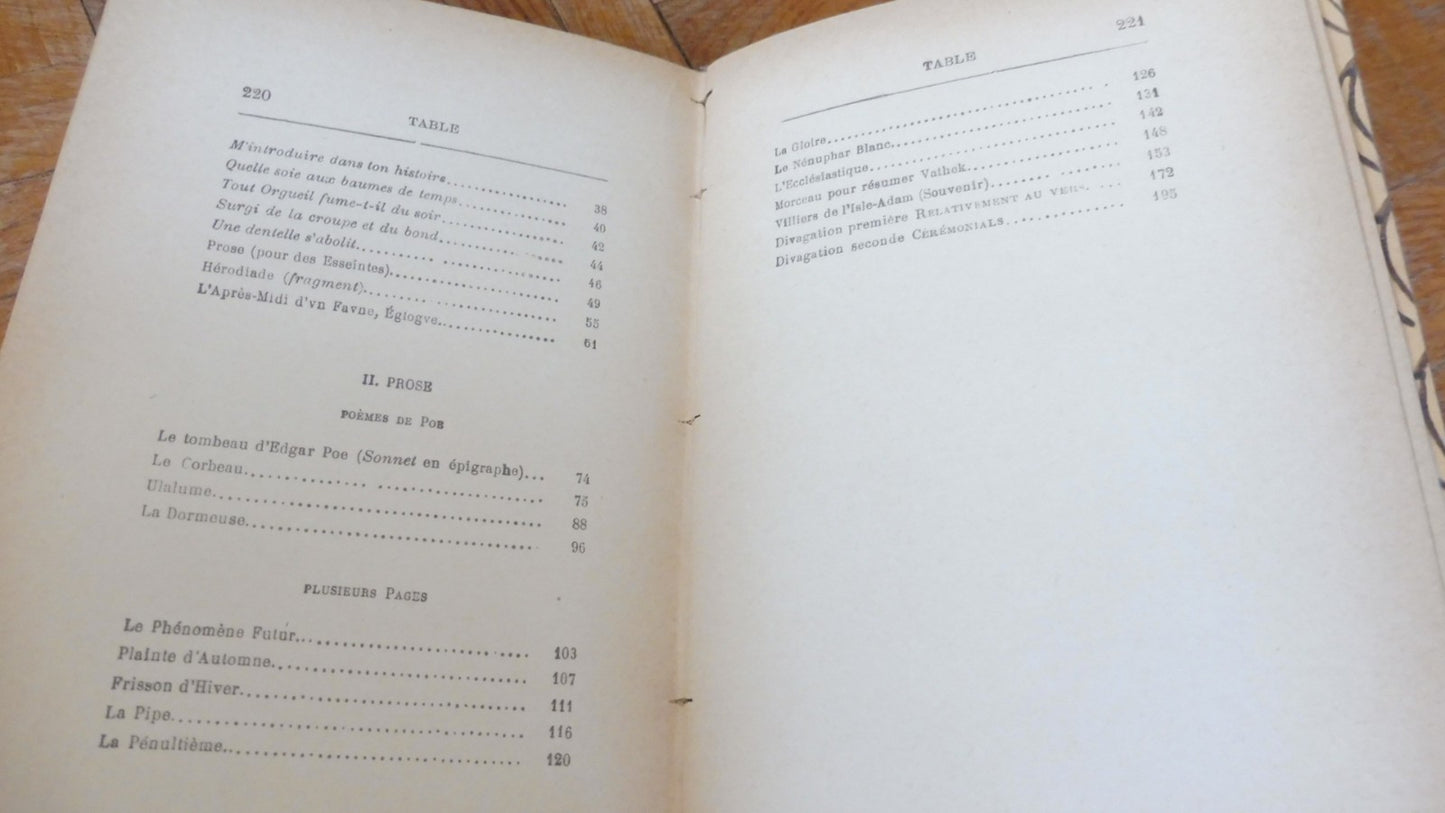 Vers et prose (Stéphane Mallarmé) 1912