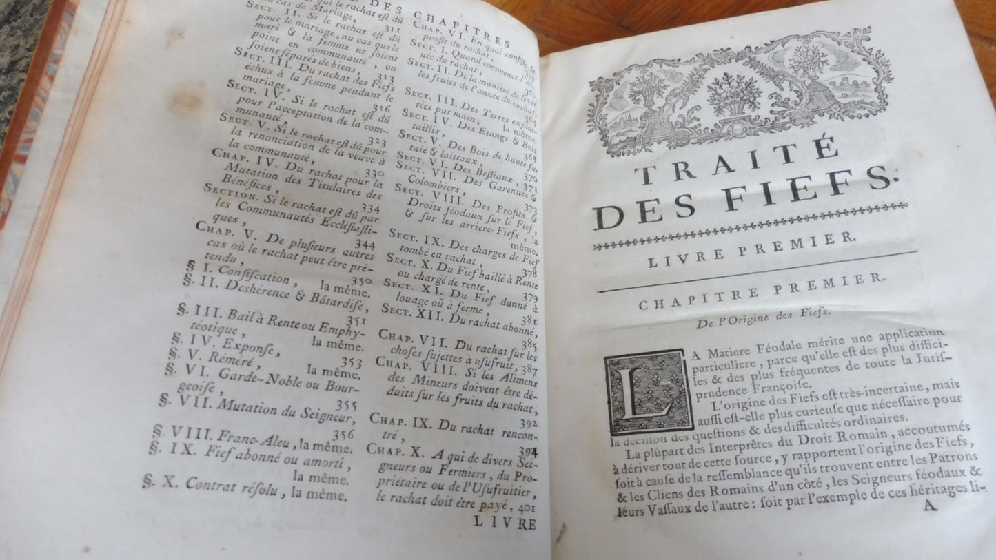 Traité des fiefs (Claude Poquet De Livonière) 1771