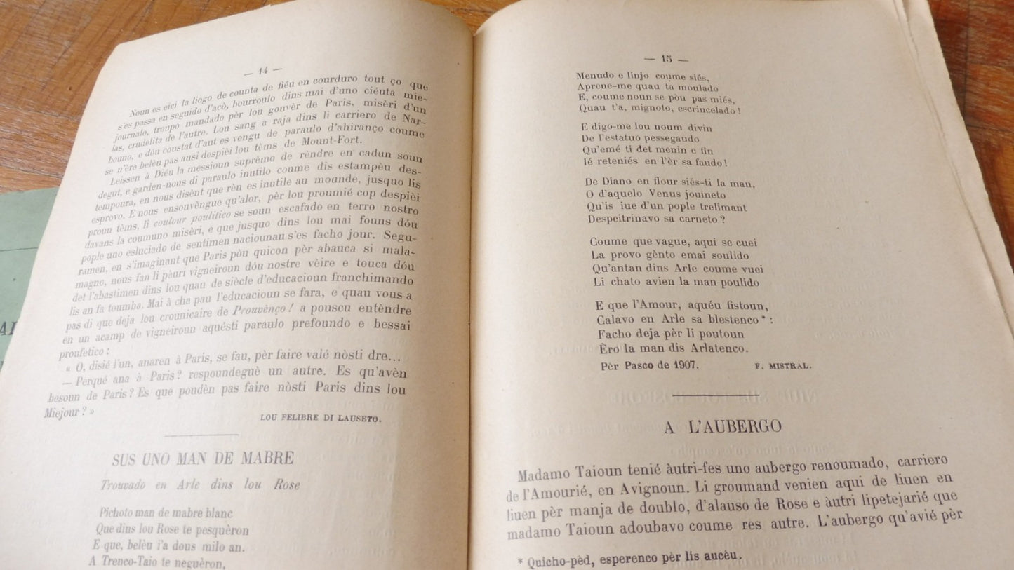 Armana prouvençau - almanach provençal 1908