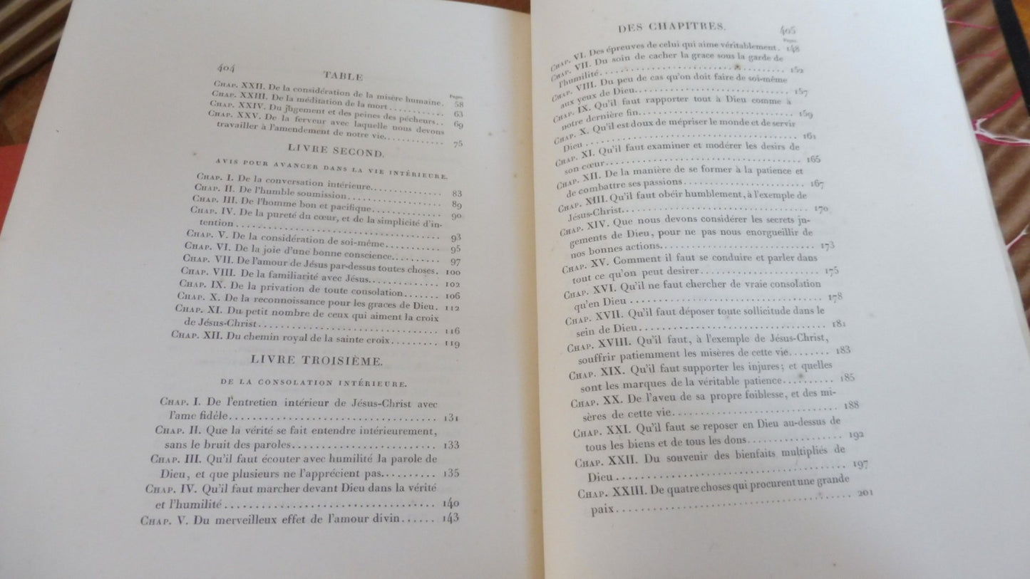 L'imitation de Jésus Christ (Rochette) 1830 RELIURE MULLER