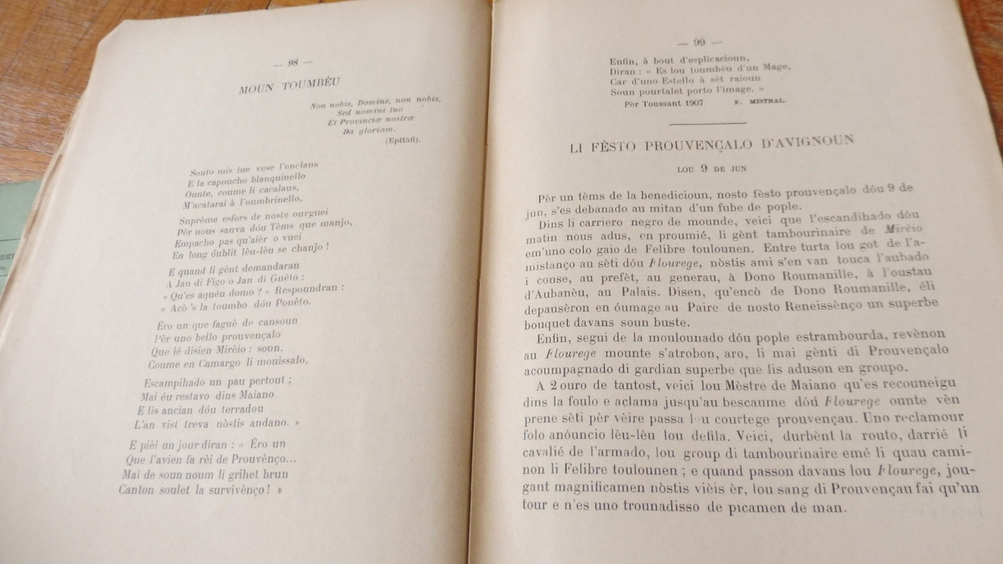 Armana prouvençau - almanach provençal 1908