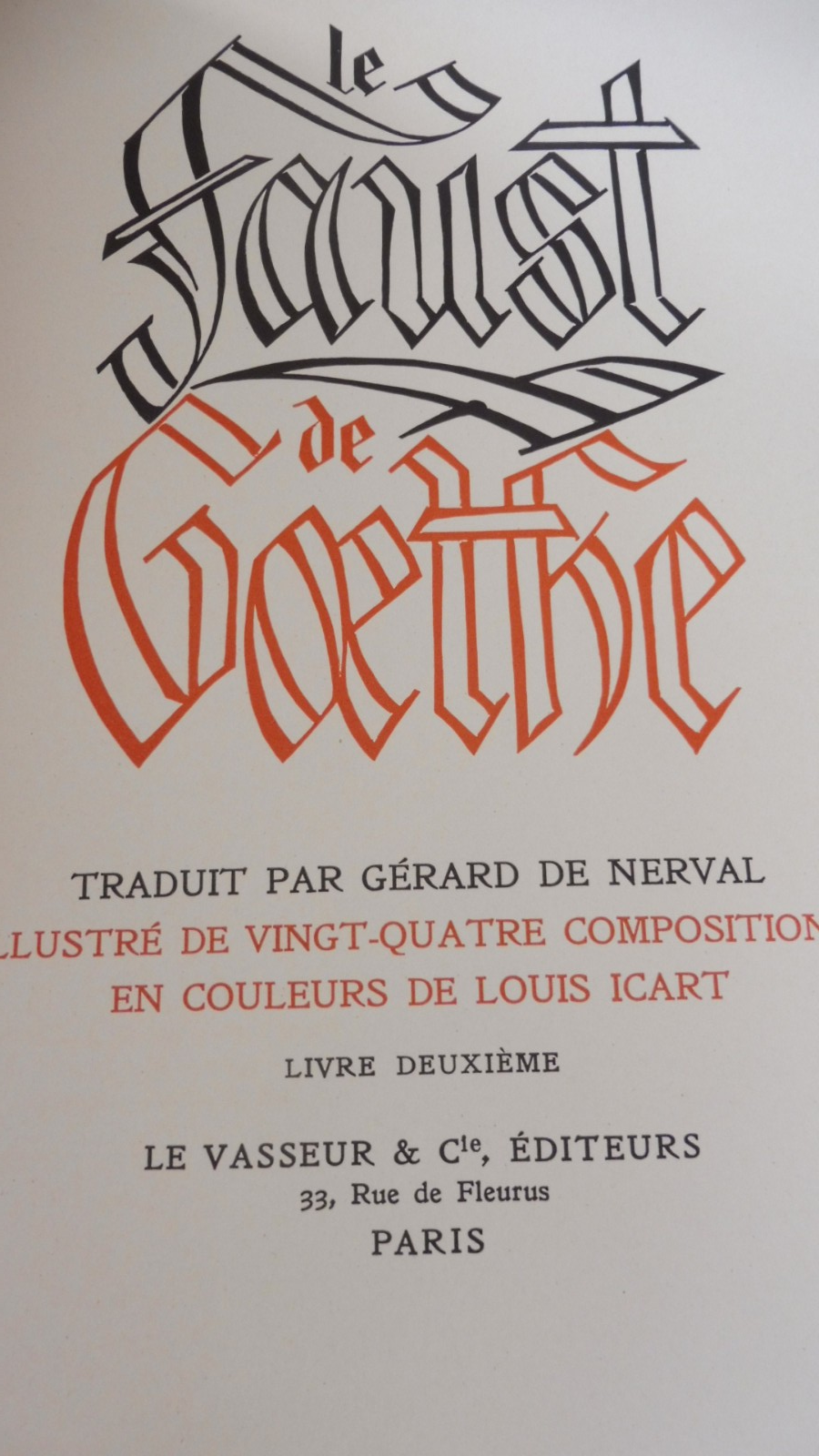 Faust (Goethe) 1943 2/2 illu. Icart