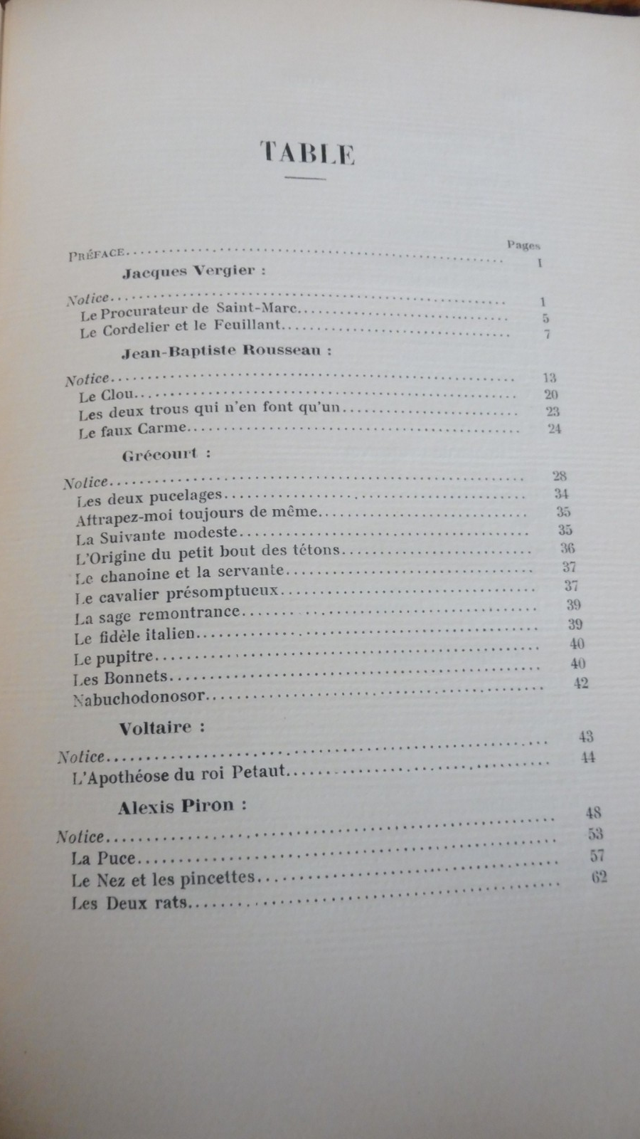 Contes et conteurs gaillards du XVIIIème siècle (Rousseau...) 1906 NUMEROTE
