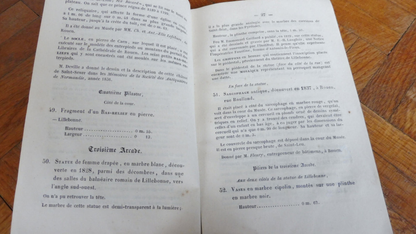 Catalogue du musée départemental d'antiquités de Rouen 1840