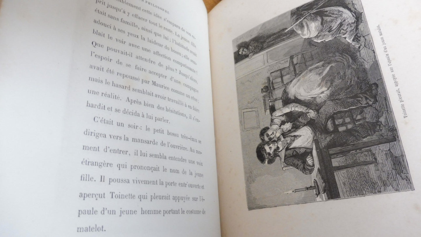 Journal d'un homme heureux. Un philosophe sous les toits (Emile Souvestre) s.d.