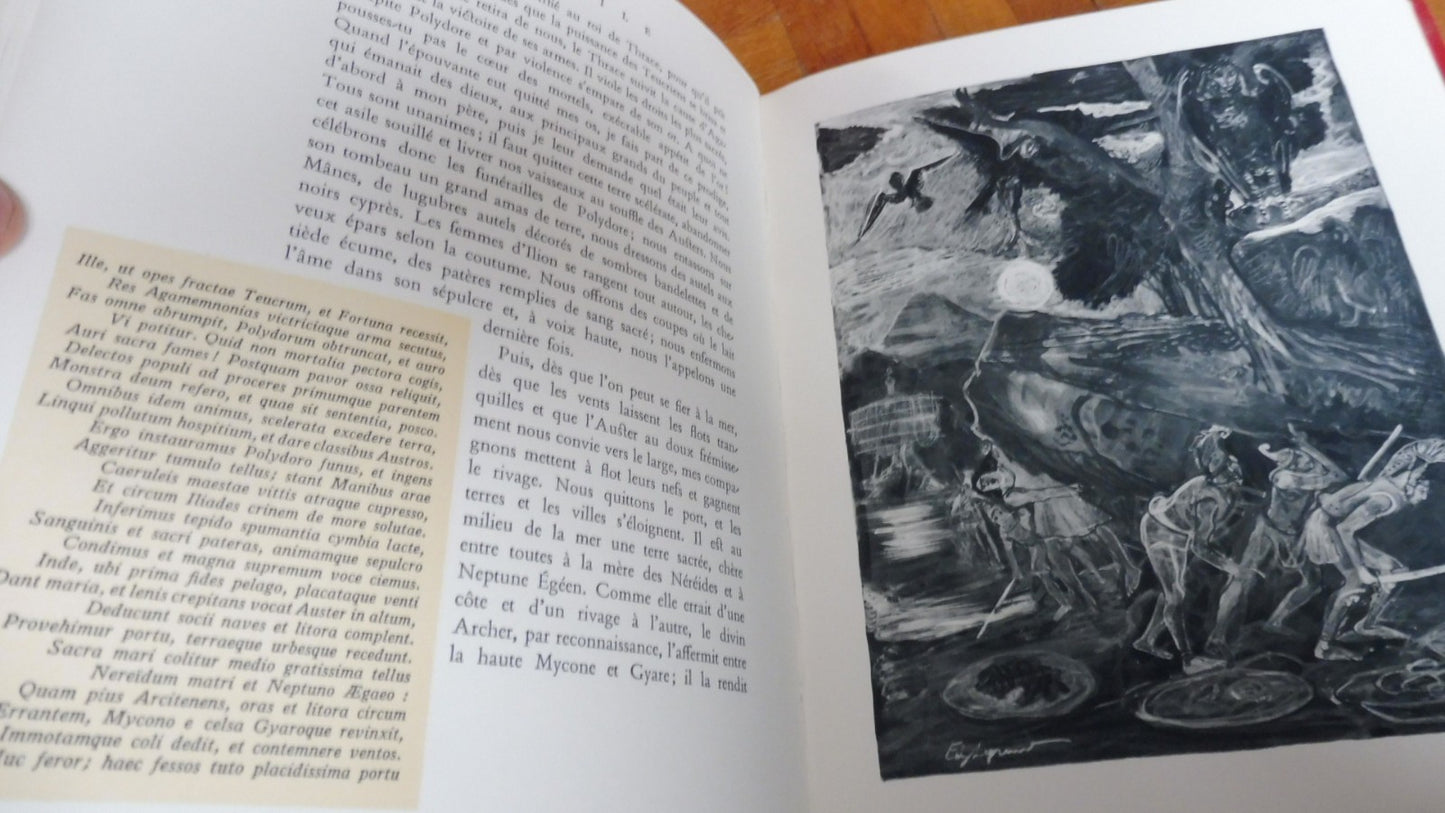 L'Enéide. Les Bucoliques. Lucrèce (Virgile) illus. Mahn, Legrand & Chièze 4/4