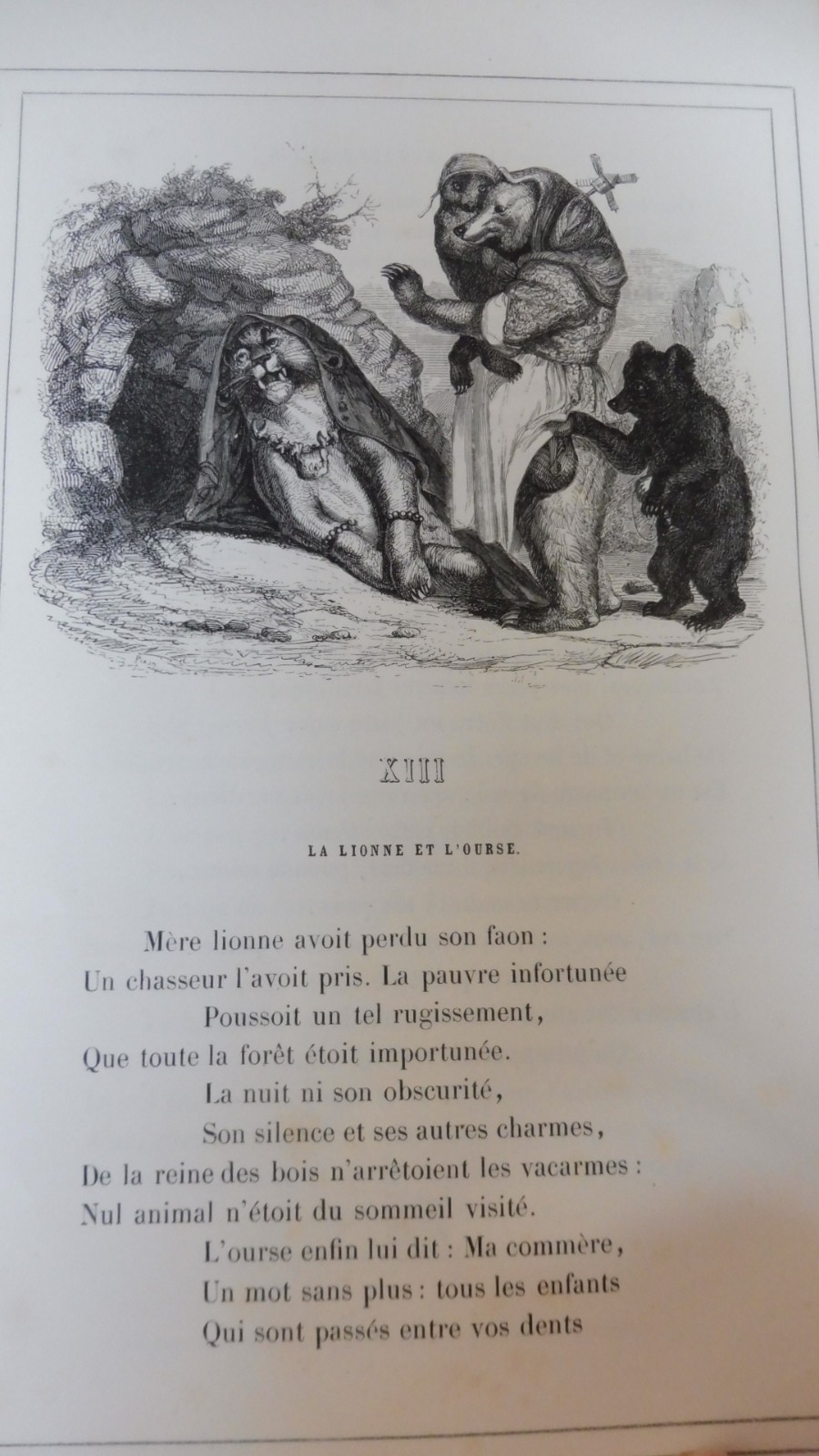 Contes de La Fontaine 1854 illus. Grandville