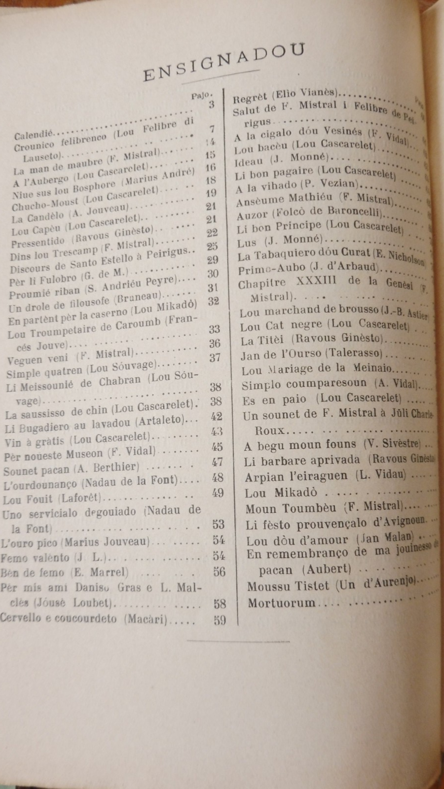 Armana prouvençau - almanach provençal 1908