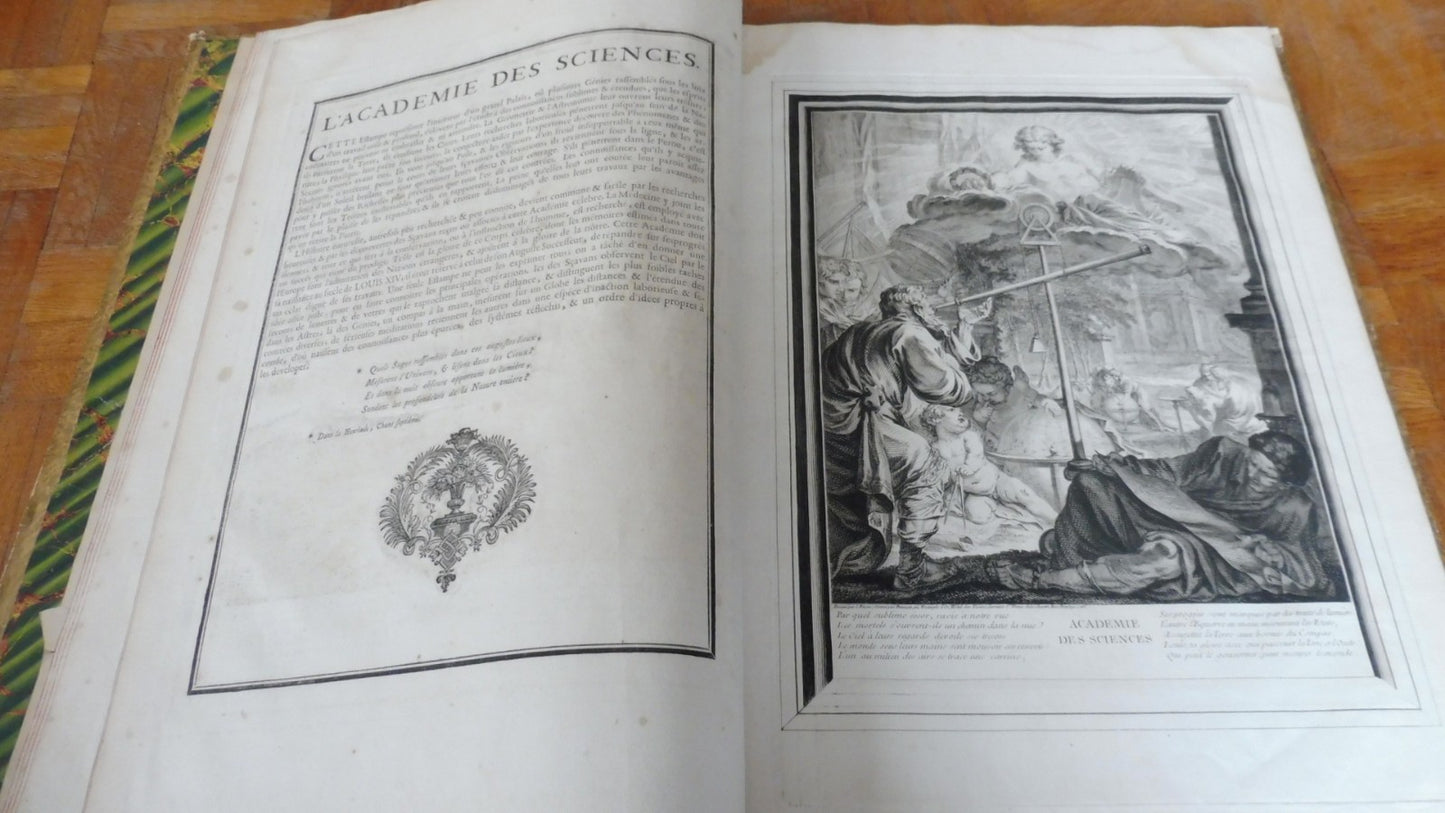 Spectacles des vertus, des arts et des sciences (François) 1756 IN FOLIO