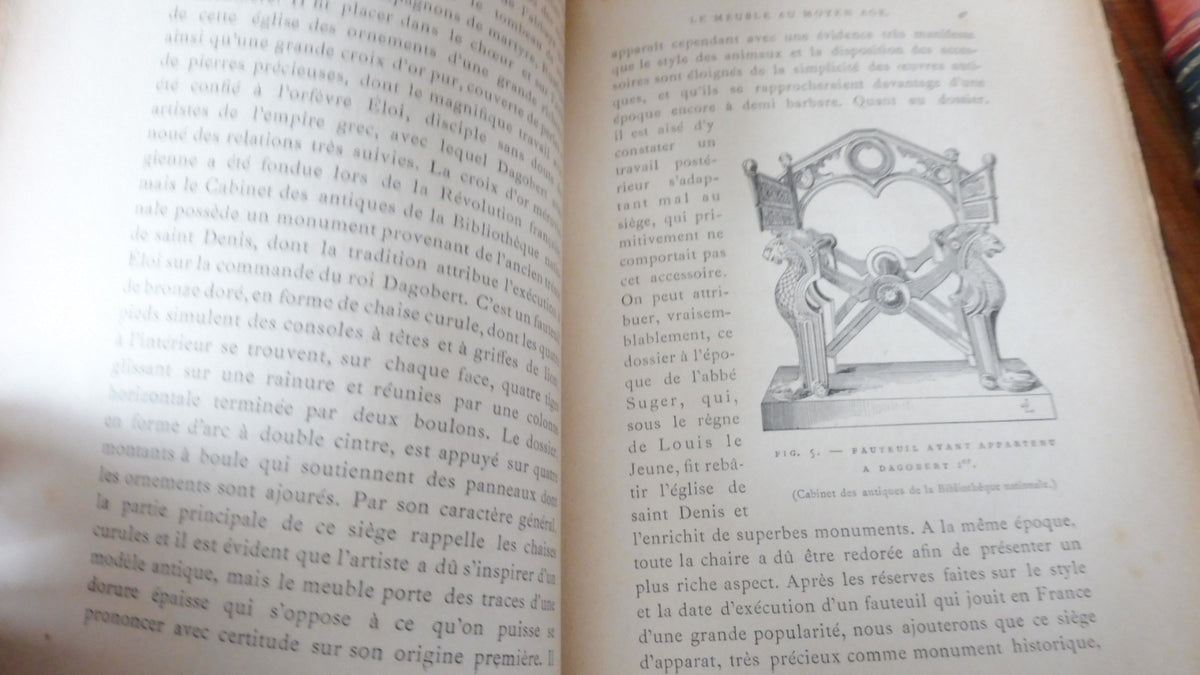 Le Meuble, de l'antiquité au XIXe siècle (Alfred De Champeaux) s.d. 2/2