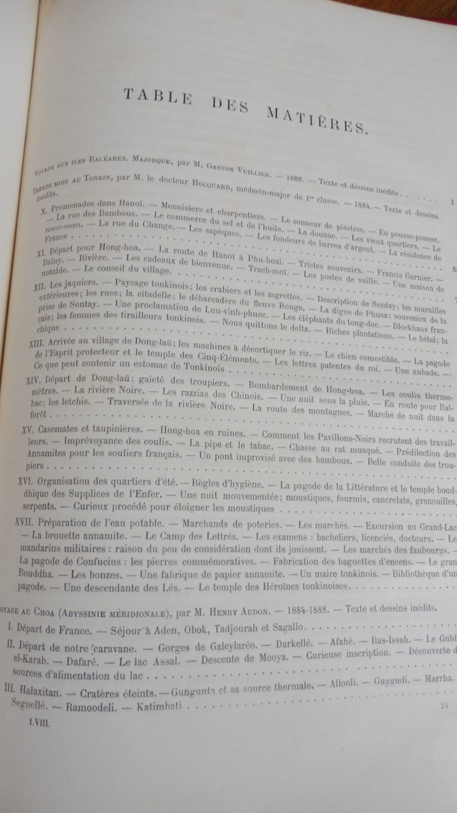 Le Tour du monde. Année 1889 (E. Charton) 1889 TONKIN, CANNIBALES, CHACO...