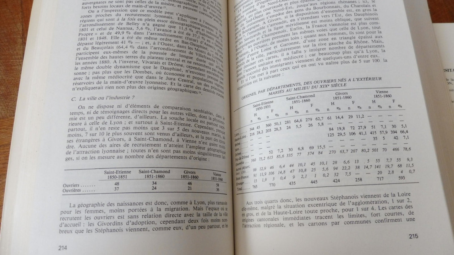 Les Ouvriers de la région lyonnaise 1848-1914 (Yves Lequin) 1977 2/2